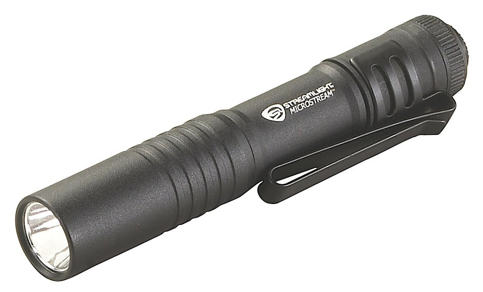 Streamlight 66318 MicroStream Compact Pocket Light Black Anodized 45 Lumens LED