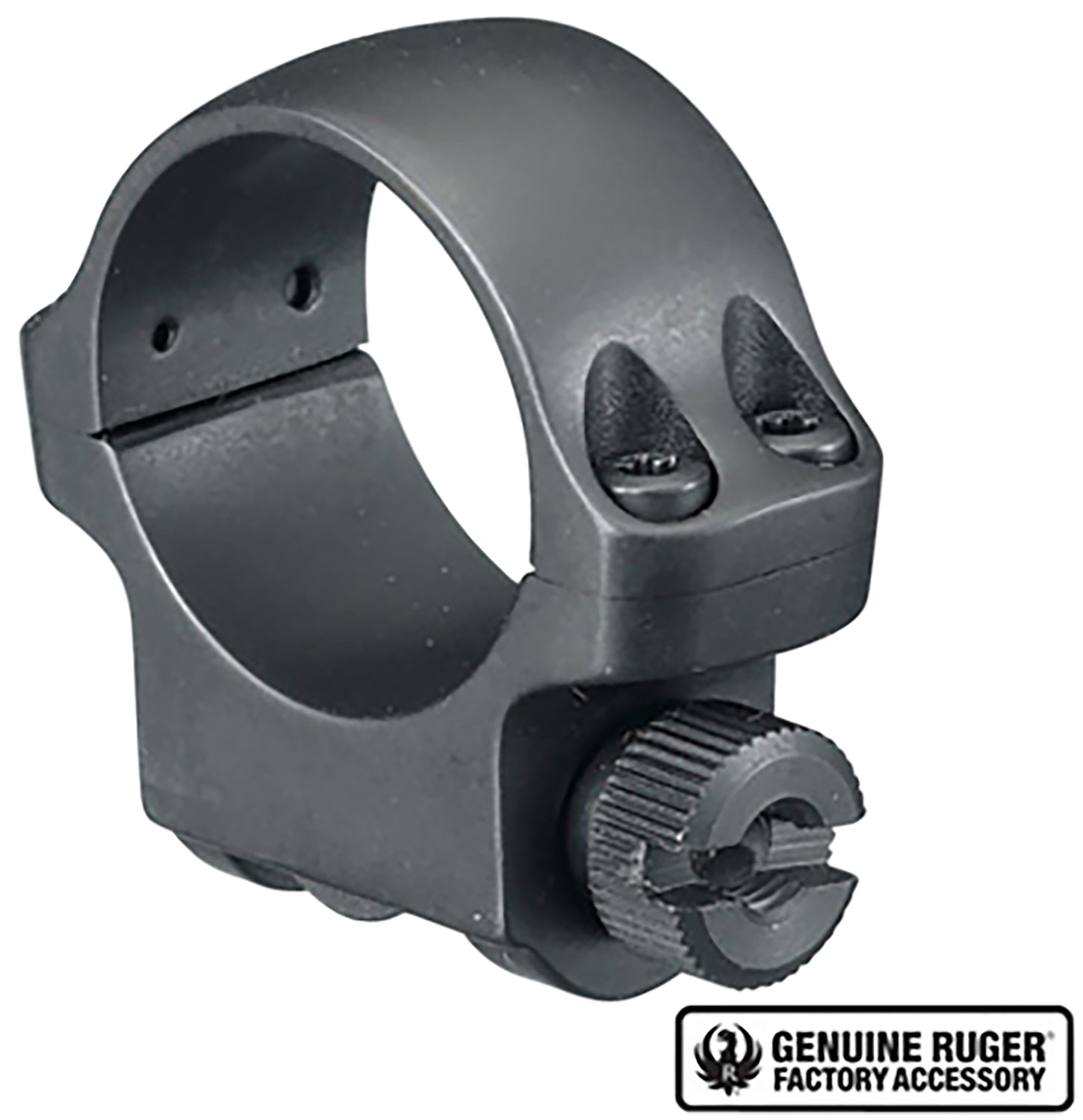 Ruger 3BHM 1" Low Matte Black Scope Ring
