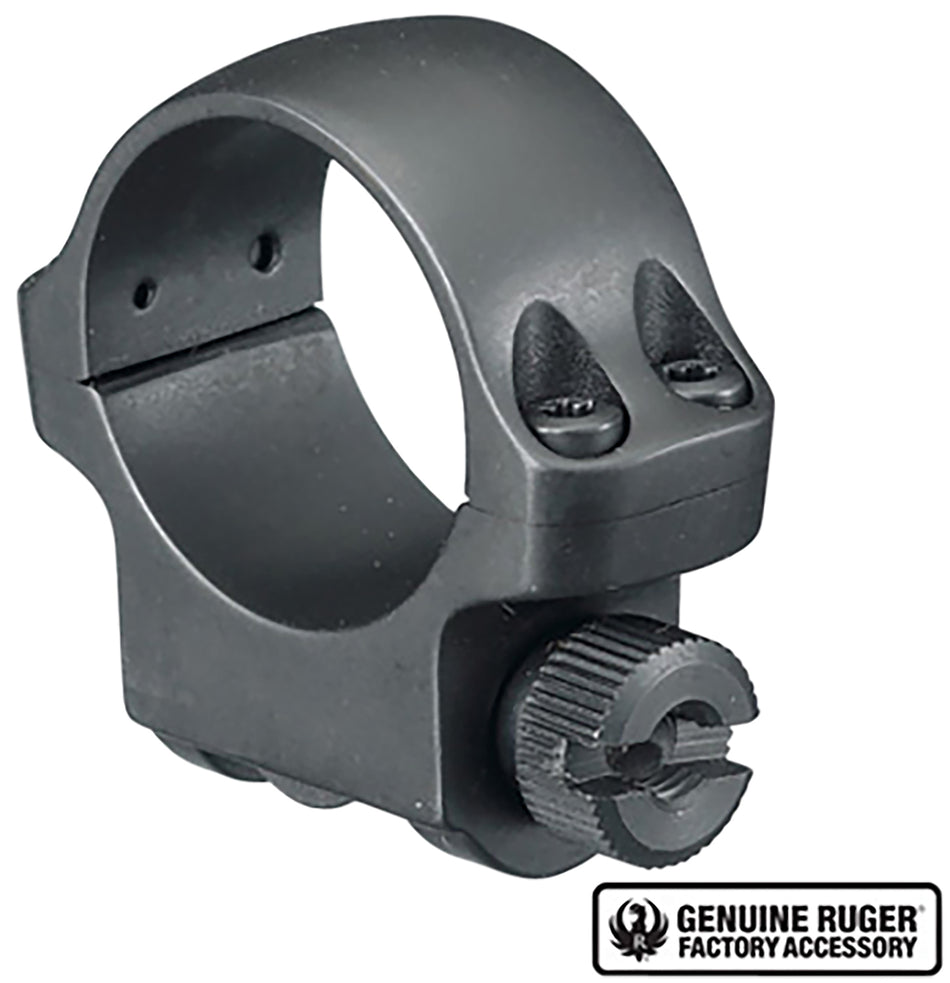 Ruger 3BHM 1" Low Matte Black Scope Ring