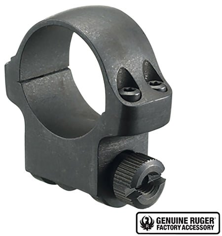 Ruger 4BHM 1" Medium Matte Black Scope Ring