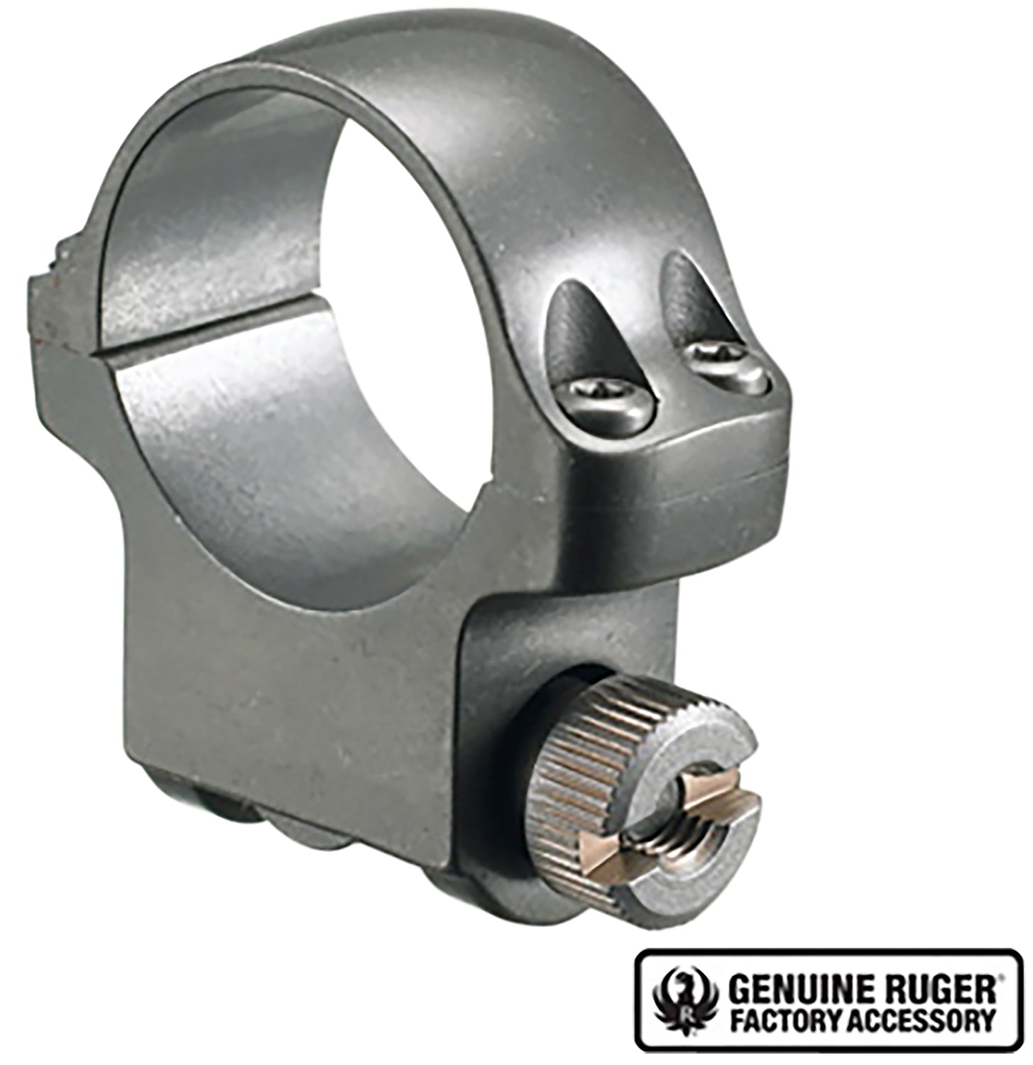 Ruger 90294 Silver Medium Scope Ring 1" Tube