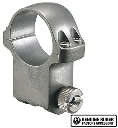 Ruger 90296 Silver Extra High Scope Ring 1" Tube