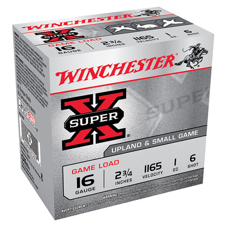 Winchester 16 Gauge Shotgun Ammo  2.75 in 1 oz #6