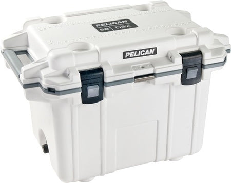 Pelican IM 50Qt Elite Cooler White Gray