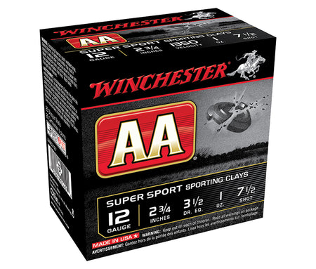 Winchester 12 Gauge Shotgun Ammo  2.75 in 1 oz #7.5