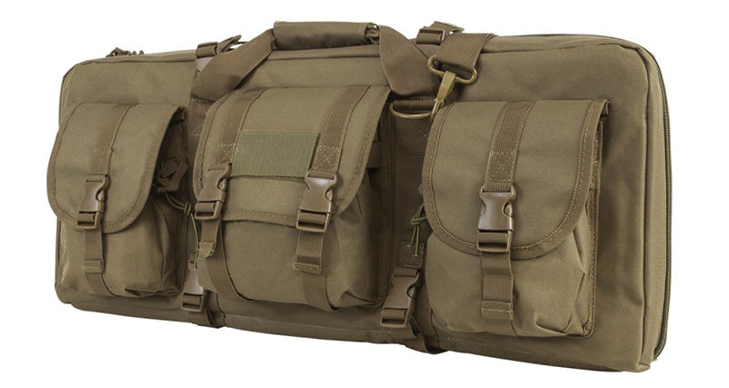 VISM 28" Deluxe AR/AK SubGun Dual Pistol Case Tan