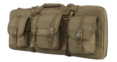 VISM 28" Deluxe AR/AK SubGun Dual Pistol Case Tan
