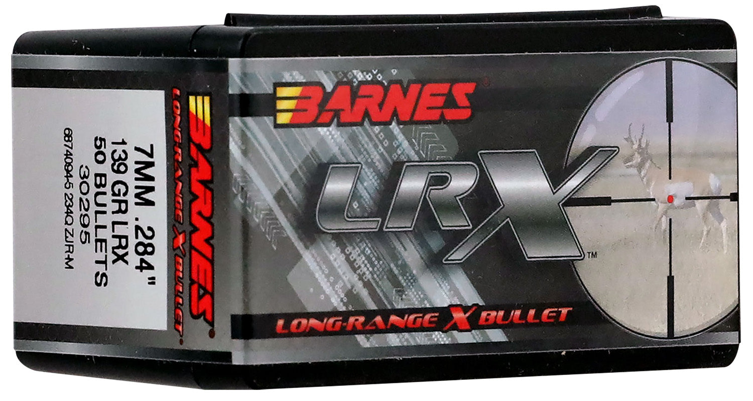 Barnes Bullets 30295 LRX Long-Range X 7mm 139 Grain Boat Tail 50-Count