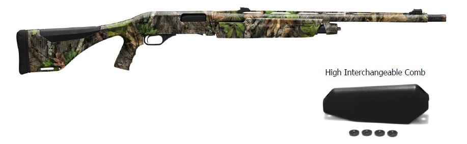 Winchester Guns 512352290 SXP Long Beard 12 Gauge 24" 4+1 3.5" Overall Mossy Oak Obsession Fixed Pistol Grip with Interchangeable Comb Stock Right Hand (Full Size) Includes Invector-Plus Choke