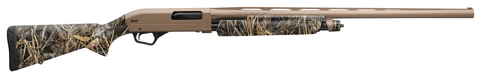 Winchester Repeating Arms 512432291 SXP Hybrid Hunter 12 Gauge 3.5" 4+1 (2.75") 26", FDE Barrel/Rec, Realtree Max-7 Furniture, Fiber Optic Sight, Includes 3 Invector-Plus Chokes