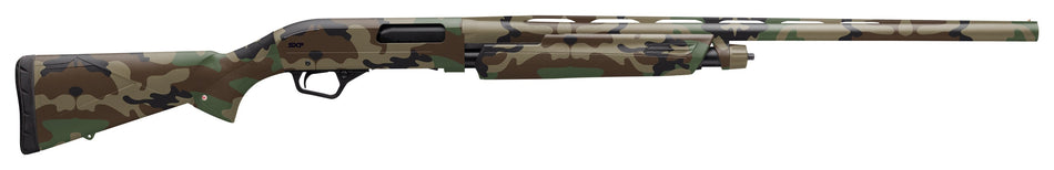 Winchester Repeating Arms 512433392 SXP Waterfowl Hunter 12 Gauge 28" 4+1 (2.75") 3" Chamber, Woodland Camo, TruGlo Fiber Optic Sight, Includes 3 Invector-Plus Chokes