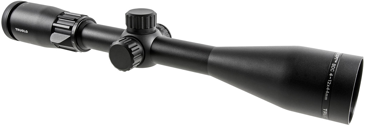 TruGlo Intercept 4-12x44mm 1-Inch Tube Illuminated BDC Reticle Matte Black Scope TG-8541BIB