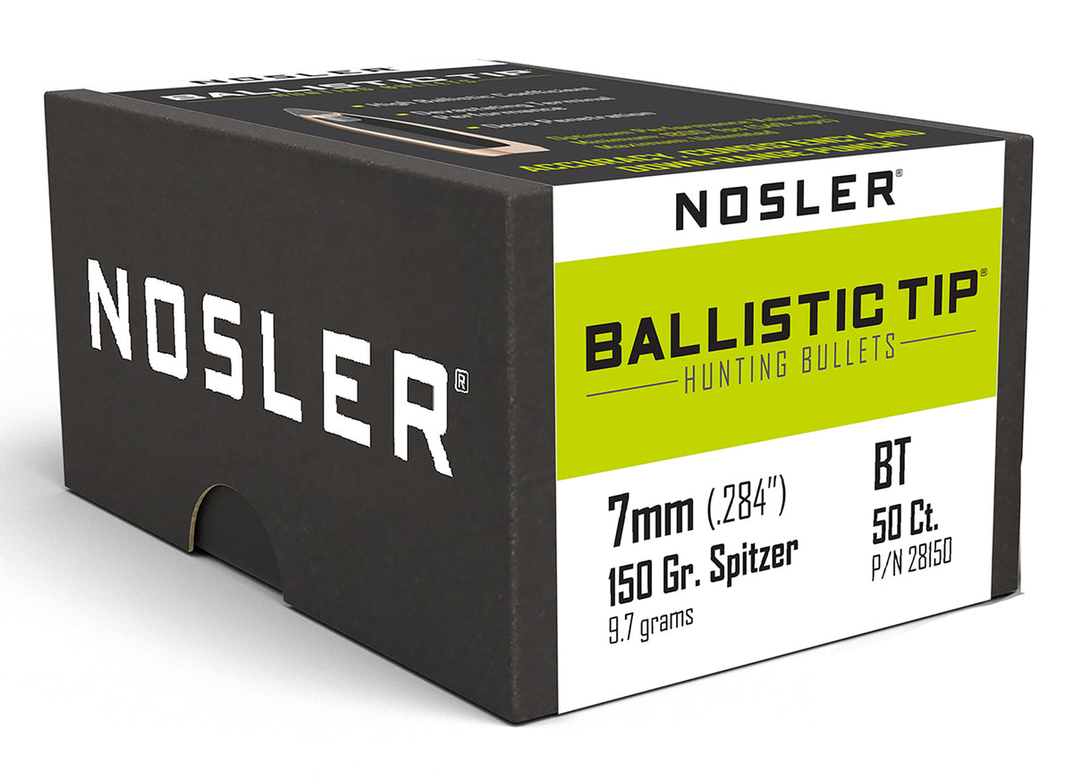 Nosler 28150 Ballistic Tip 7mm 150 Grain Polymer Tip Spitzer 50/Box