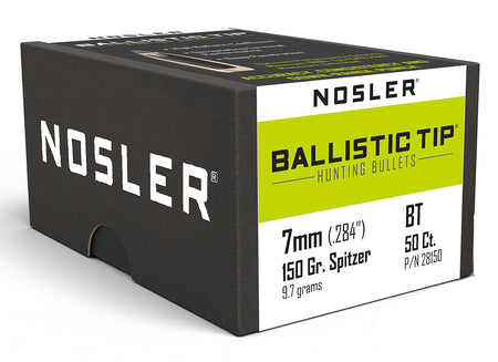 Nosler 28150 Ballistic Tip 7mm 150 Grain Polymer Tip Spitzer 50/Box