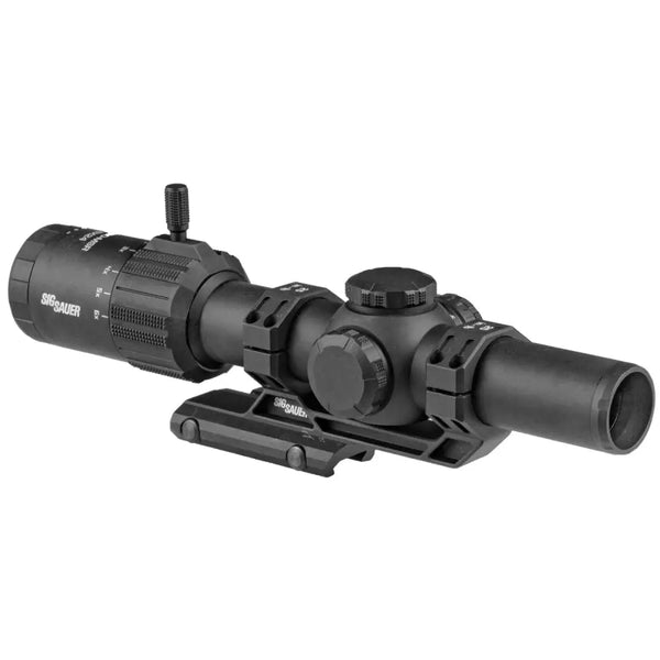 SIG SAUER TANGO MSR 1-6X24 SCOPE 30MM SFP ILLUMINATED MSR BDC6 RETICLE, 0.5 MOA W/ MOUNT