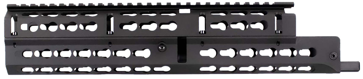 Aim Sports AK-47 13.40" Long KeyMod Drop-In 2-Piece Handguard, Black Anodized 6061-T6 Aluminum