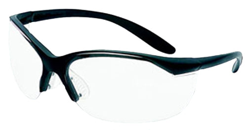 Howard Leight R01535 Vapor II Shooting Glasses Clear Anti-Fog Polycarbonate Black Frame Adult