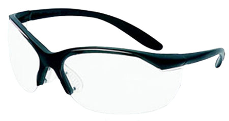 Howard Leight R01535 Vapor II Shooting Glasses Clear Anti-Fog Polycarbonate Black Frame Adult