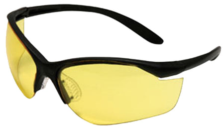 Howard Leight R01536 Vapor II Shooting Glasses Amber Anti-Fog Polycarbonate Black Frame Adult