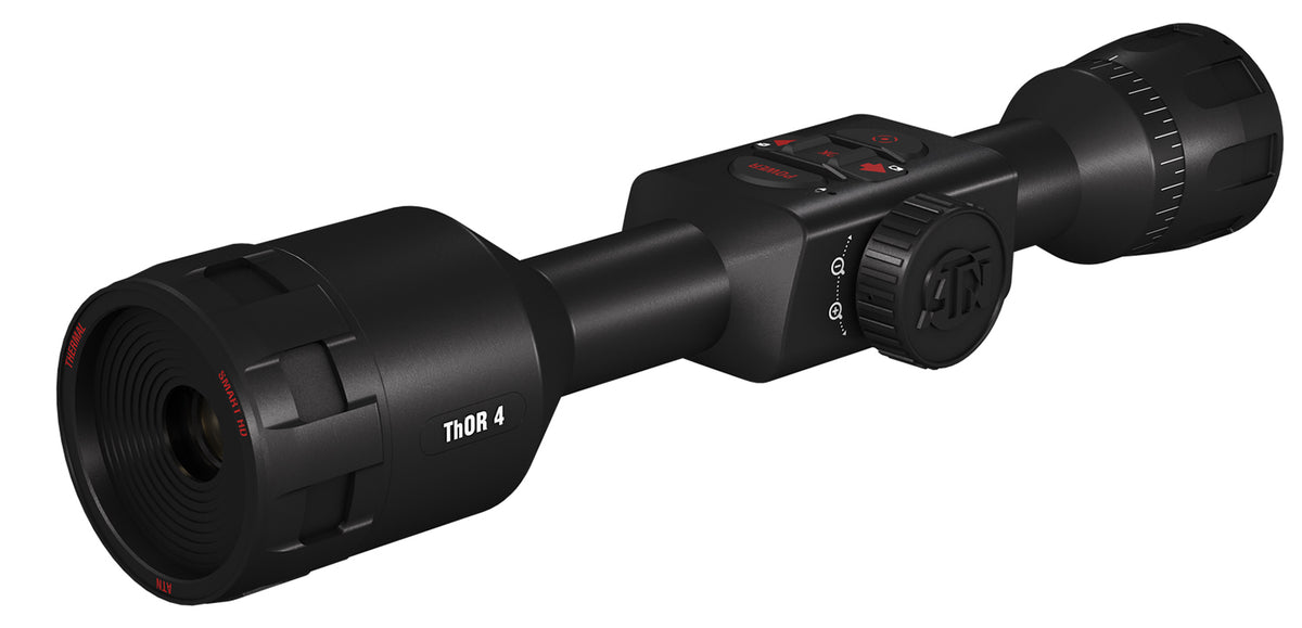 ATN Thor 4 384 Thermal Imaging Rifle Scope 7-28x Black Anodized 384x288 Multi Reticle Rangefinder