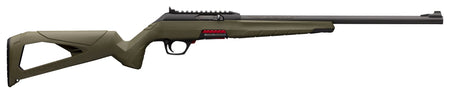 Winchester Repeating Arms 521139102 Wildcat Full Size 22 LR 10+1 18" Matte Blued Sporter Barrel, Picatinny Rail Matte Black Polymer Receiver, OD Green Skeletonized Synthetic Stock, Ambidextrous