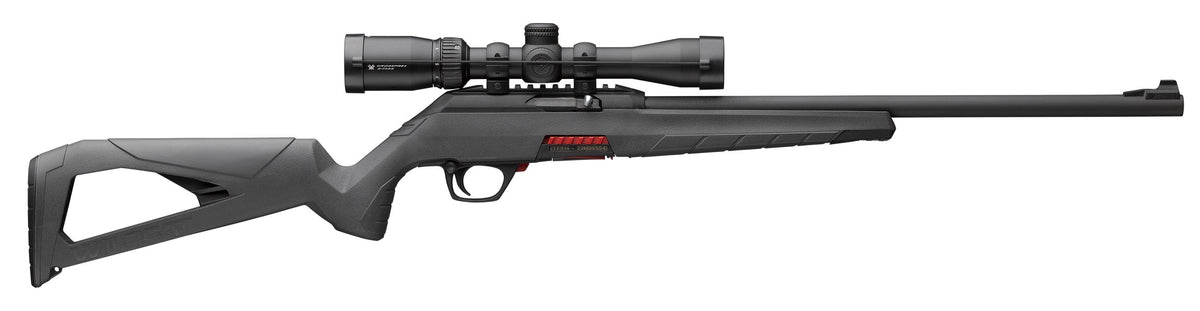 Winchester Repeating Arms 521155102 Wildcat w/Optic Full Size 22 LR 10+1 18" Matte Black Sporter Barrel, Picatinny Rail Matte Black Polymer Receiver, Gray Synthetic Thumbhole w/Picatinny Rail Stock, V