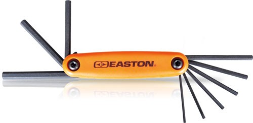 Easton XL Orange/Black Pro Hex Folding Allen Wrench Set