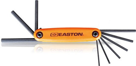 Easton XL Orange/Black Pro Hex Folding Allen Wrench Set