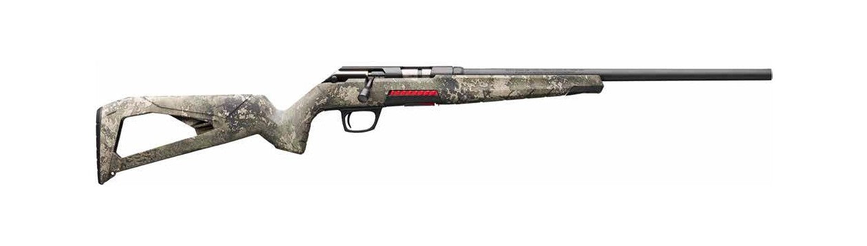 Winchester Repeating Arms 525206204 Xpert Strata Full Size 22 WMR 8+1 18" Matte Black Steel Threaded Barrel, Drilled & Tapped Matte Black Steel Receiver, Adj Cheek Piece & LOP TrueTimber Strata Synth