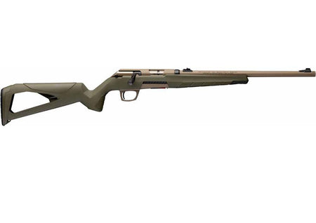 Winchester Repeating Arms 525240270 Xpert 17 HMR 9+1 18" Flat Dark Earth Cerakote Threaded Barrel, Flat Dark Earth Cerakote Steel Drilled & Tapped Receiver, OD Green Thumbhole Polymer Stock