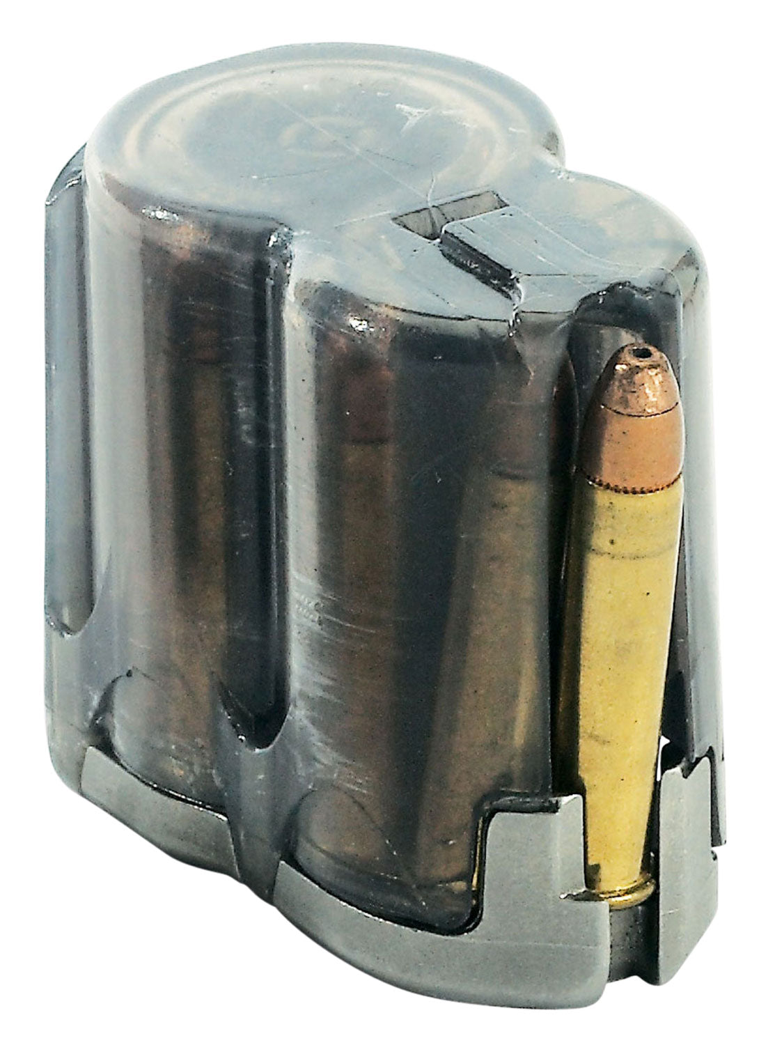 Browning 112055291 T-Bolt 10rd Rotary 17 HMR/22 WMR Translucent Gray Polymer Magazine