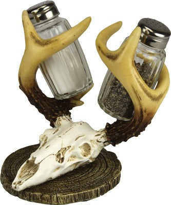 Rivers Edge Euro Deer Poly Resin Salt & Pepper Shakers