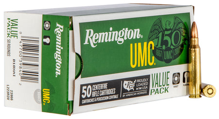 Remington UMC Value Pack Full Metal Jacket 55 Grain .223 Remington 3240 fps 047700398402