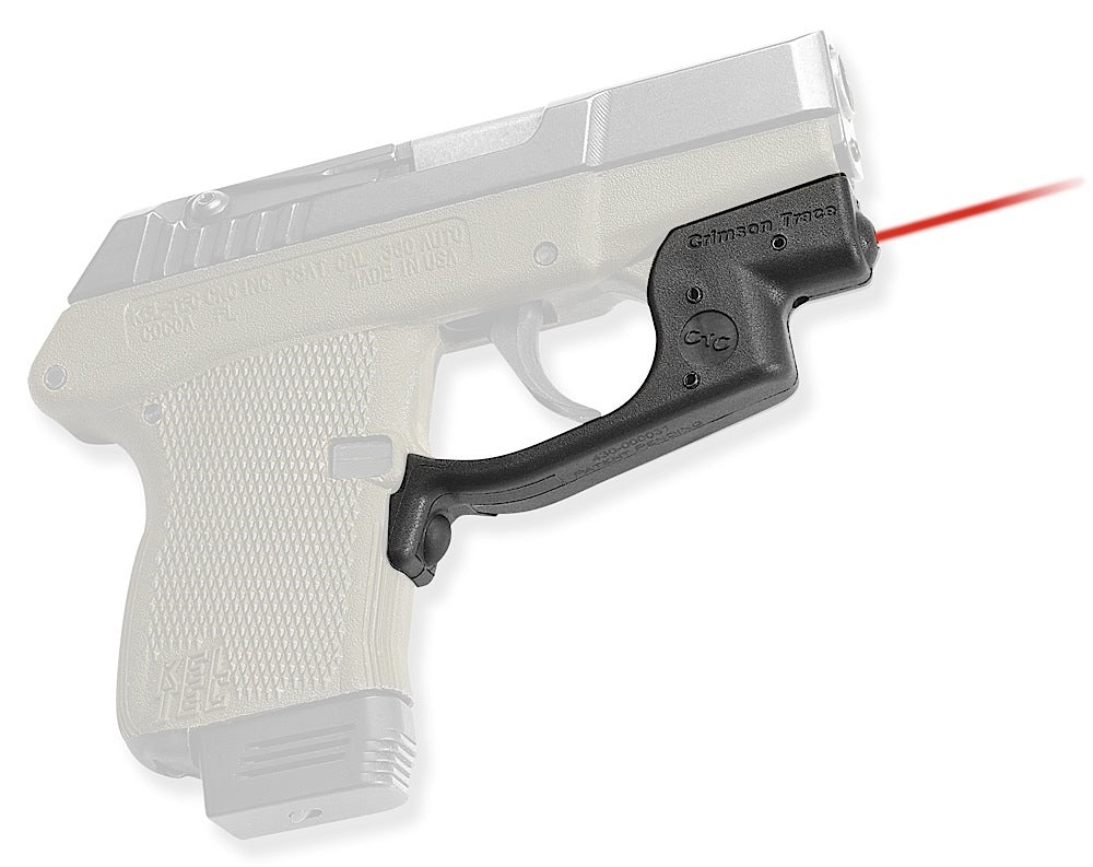 Crimson Trace 0120401 Compact Red Laser Sight for Kel-Tec P32/P3AT, Trigger Guard Mount, Black Polymer