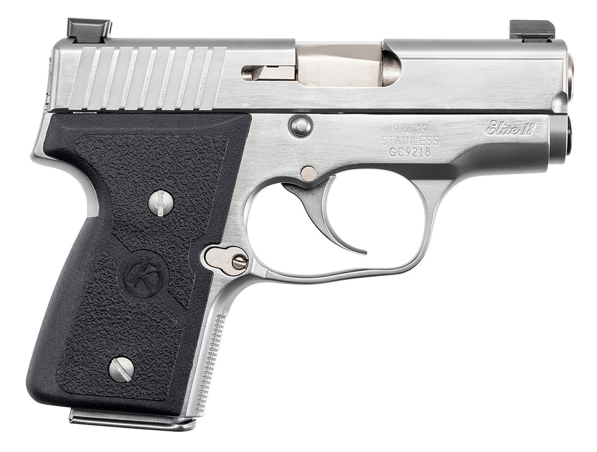 Kahr Arms M9098NA MK Elite *CA Compliant 9mm Luger Caliber 3" Barrel 6+1/7+1, Stainless, Black Grip