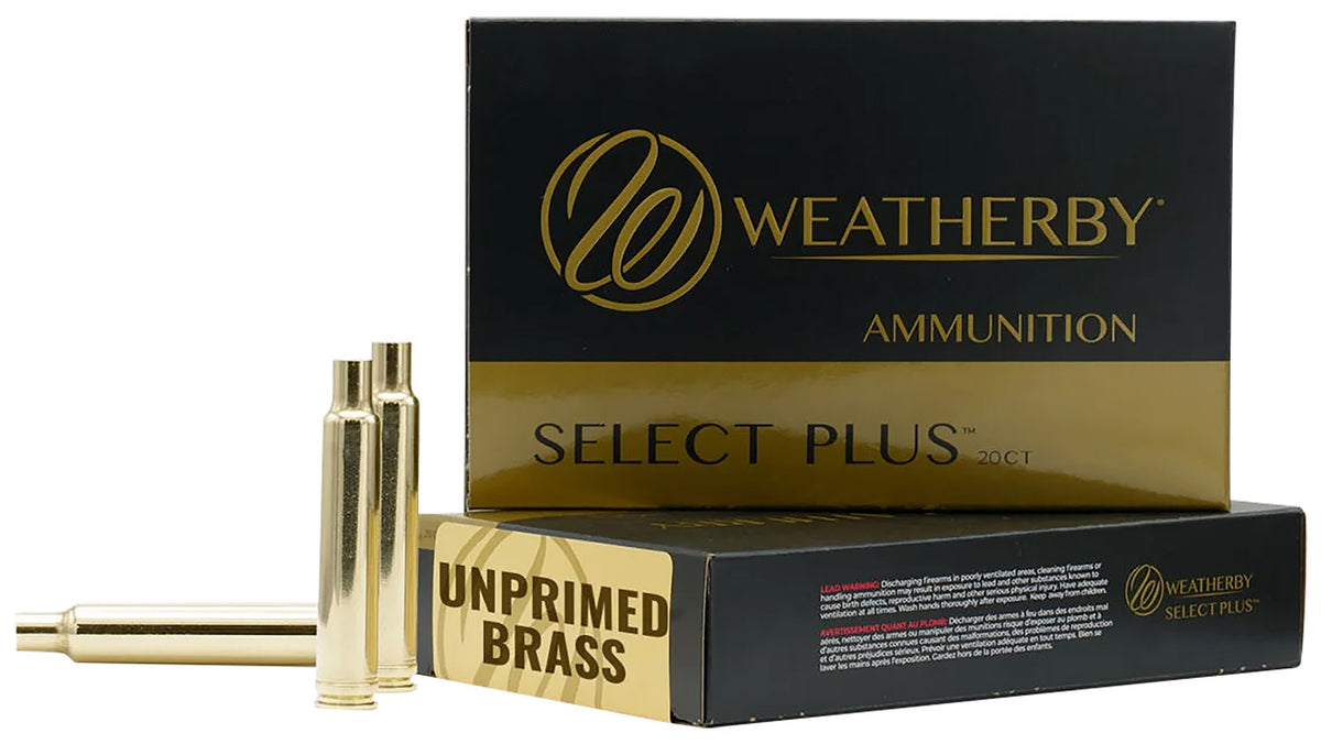 Weatherby BRASS653 6.5-300 Wthby Mag Unprimed Rifle Brass Cases 20/Box
