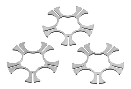 Ruger 90516 Moon Clip Set 9mm Luger SP101 Revolver Stainless Steel 3 Pack
