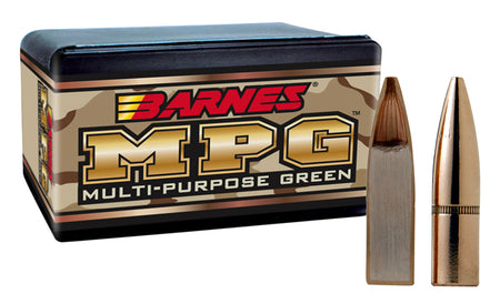 Barnes MPG 223 Remington 55 Grain Multi Purpose Green Reloading Bullet 100/Box