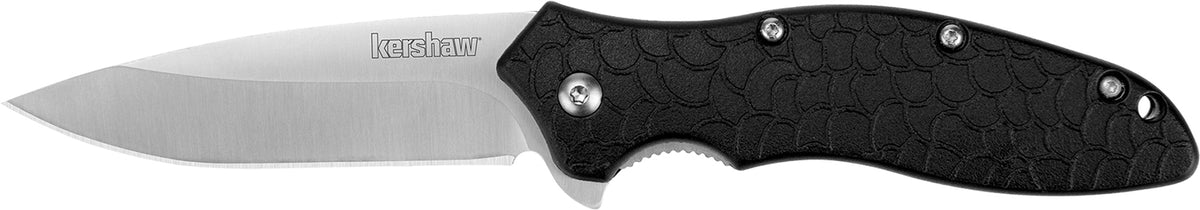 Kershaw 1830 Oso Sweet Folding Knife 3" Drop Point Plain 8Cr13MoV Satin Blade Black GFN Handle Includes Pocket Clip