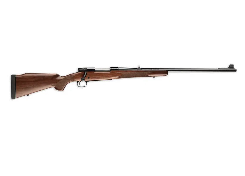 Winchester Repeating Arms 535205138 Model 70 Alaskan Full Size 375 H&H Mag 3+1 25" Brushed Polish Blued Sporter Barrel, Steel Receiver, Satin Walnut Monte Carlo Stock