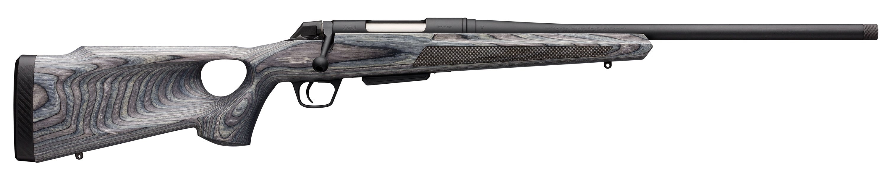 Winchester Guns 535727289 XPR Thumbhole Varmint SR 6.5 Creedmoor 3+1 Cap 24" TB Blued Perma-Cote Rec Matte Black Laminate Fixed Thumbhole Stock Right Hand with MOA Trigger System (Full Size)