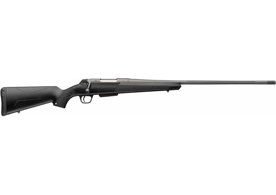 Winchester Repeating Arms 535801233 XPR Extreme 300 Win Mag 3+1 Tungsten Cerakote Fluted Threaded Barrel & Drilled & Tapped Steel Receiver, Fixed Black Synthetic Stock