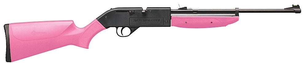 Crosman Pumpmaster 760P .177 BB Pellet Pump Air Rifle Pink Black Receiver