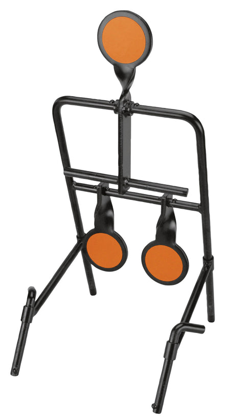 Caldwell 1071002 Steel Handgun Resetting Target 3.50" Black/Orange Impact Motion