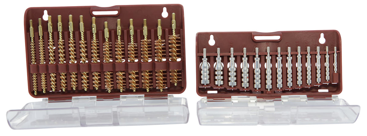 Tipton 26-Piece Jag and Brush Set 17-45 Caliber 8-32 Threads