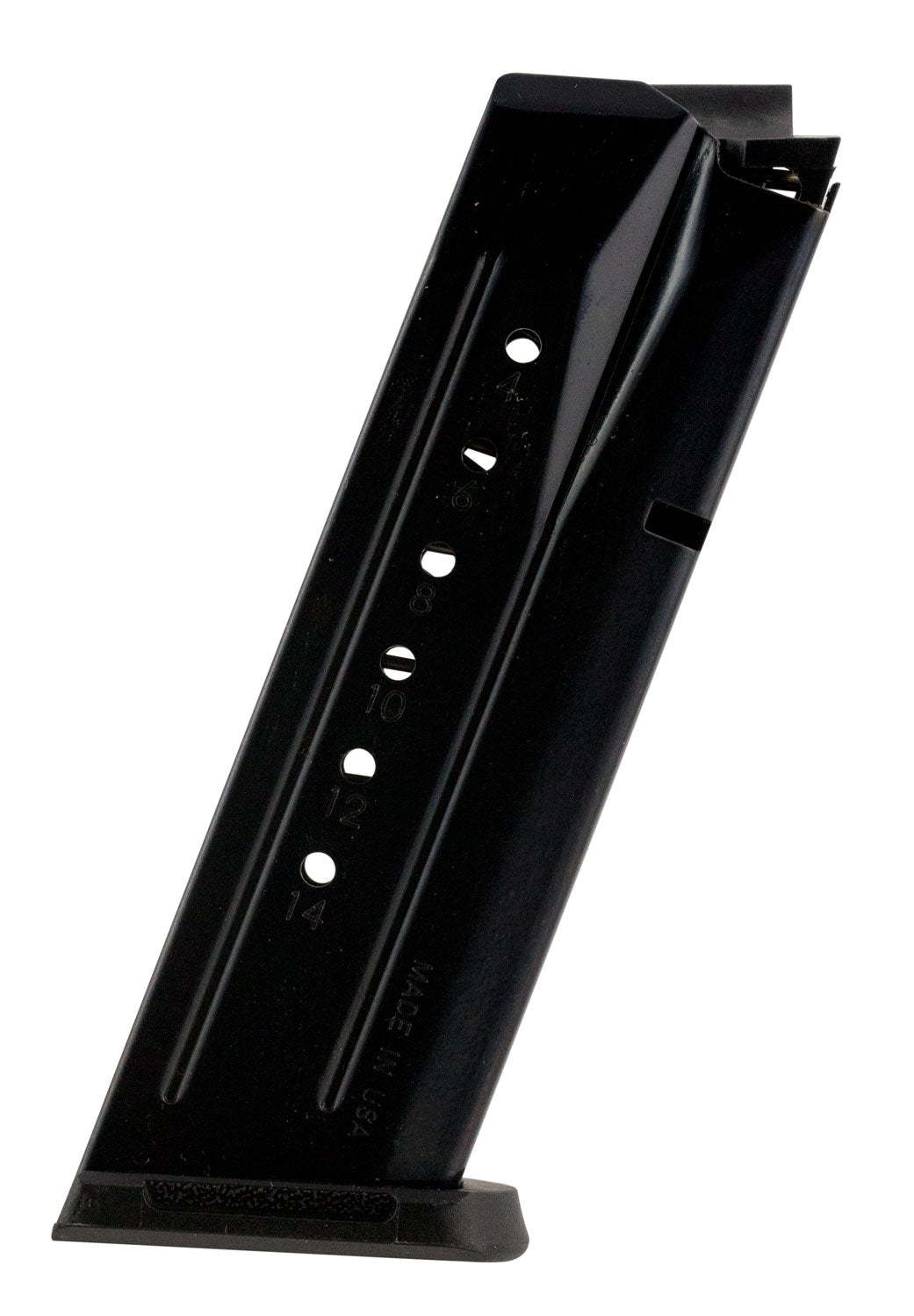 Ruger 90637 15rd 9mm Luger Black Oxide Steel Magazine for Security-9