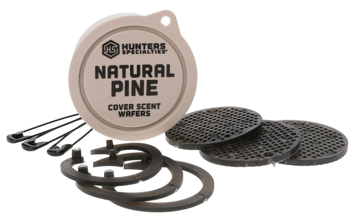 Hunters Specialties Pine Cover Scent 3-Pack Hunting Wafers with Pins