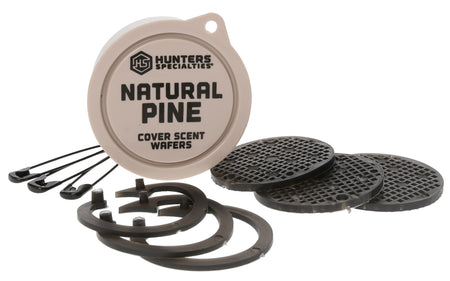 Hunters Specialties Pine Cover Scent 3-Pack Hunting Wafers with Pins