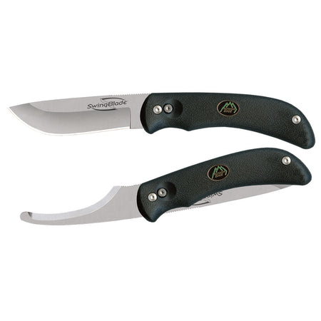 Outdoor Edge Black Swing Blade Knife with Nylon Sheath