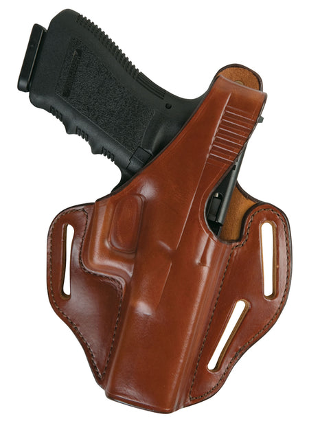 Bianchi Model 77 Piranha Size 01 Tan Leather OWB Pancake Holster Fits S&W 36 J-Frame Right Hand